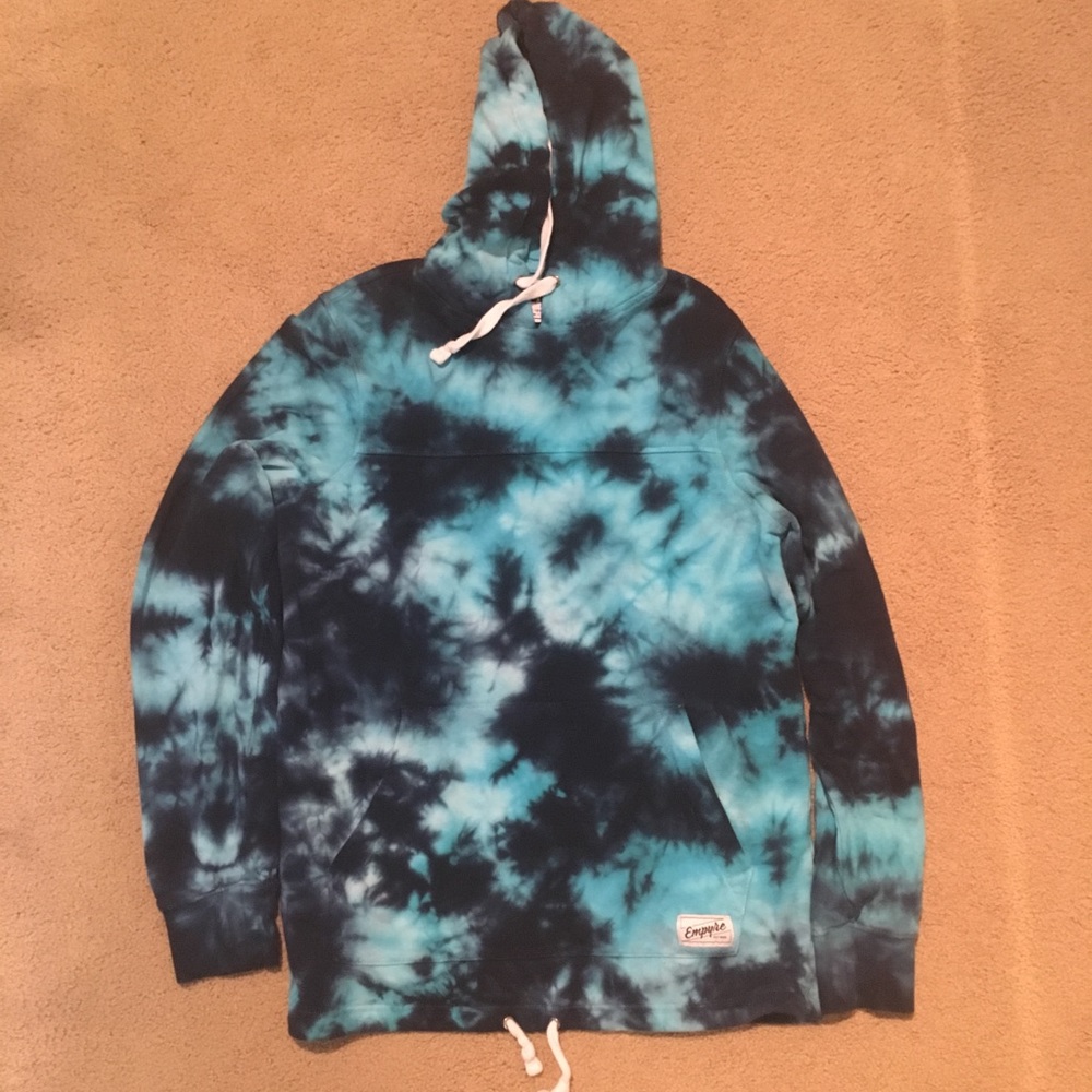 Blue tie die Empyre Hoodie